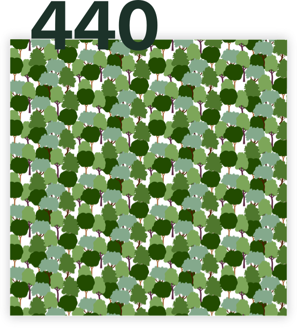 Plant 440 Trees - Climate Rockstar